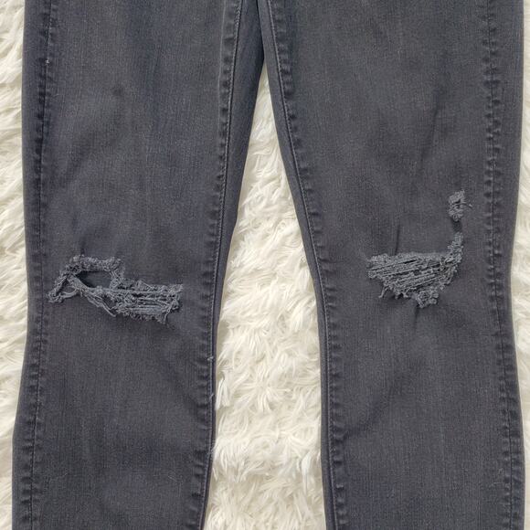 Mother The Looker Black Skinny Jeans 27 / 4 - Picture 4 of 12